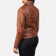 Flashback Brown Leather Jacke